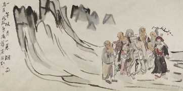 禅意古雅 质朴虔诚 练小妮佛释人物画作品赏析